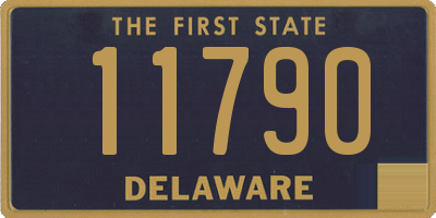 DE license plate 11790