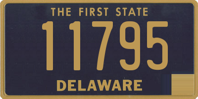 DE license plate 11795