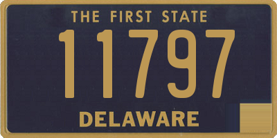 DE license plate 11797