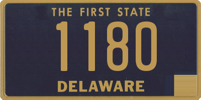 DE license plate 1180