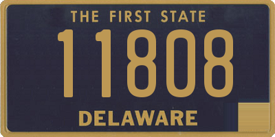 DE license plate 11808