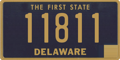 DE license plate 11811