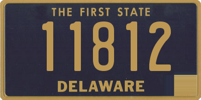 DE license plate 11812