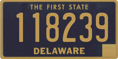 DE license plate 118239