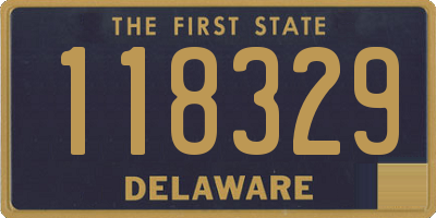 DE license plate 118329