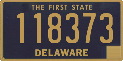 DE license plate 118373