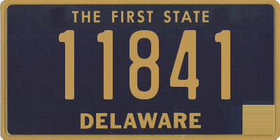 DE license plate 11841