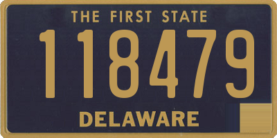 DE license plate 118479