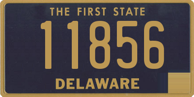 DE license plate 11856