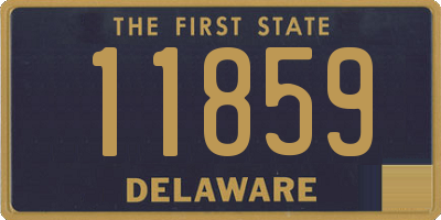 DE license plate 11859