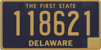 DE license plate 118621