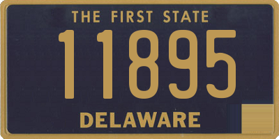 DE license plate 11895