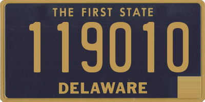 DE license plate 119010