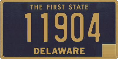 DE license plate 11904