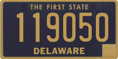 DE license plate 119050