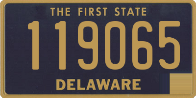 DE license plate 119065