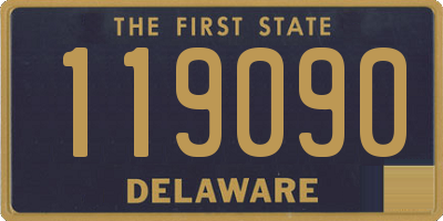 DE license plate 119090