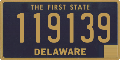 DE license plate 119139