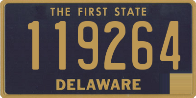 DE license plate 119264