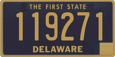 DE license plate 119271