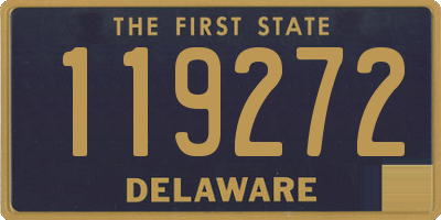 DE license plate 119272