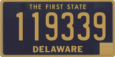 DE license plate 119339