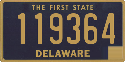 DE license plate 119364