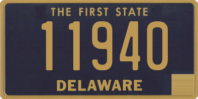 DE license plate 11940