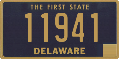 DE license plate 11941