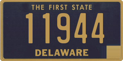 DE license plate 11944