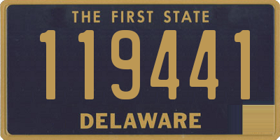 DE license plate 119441