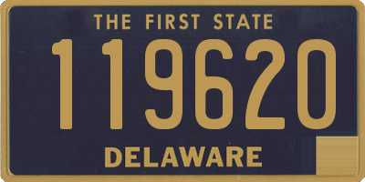 DE license plate 119620