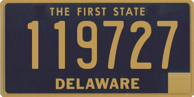 DE license plate 119727