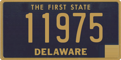 DE license plate 11975