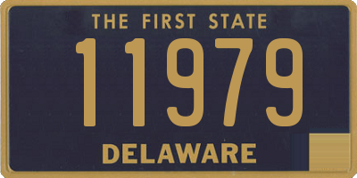 DE license plate 11979