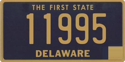 DE license plate 11995