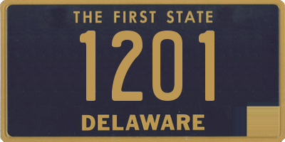 DE license plate 1201