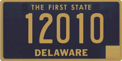 DE license plate 12010