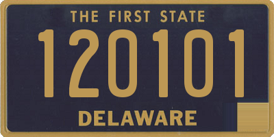 DE license plate 120101