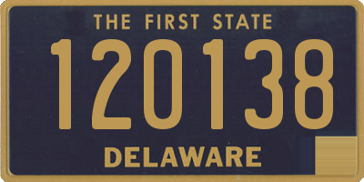 DE license plate 120138