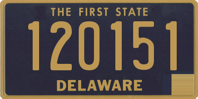 DE license plate 120151