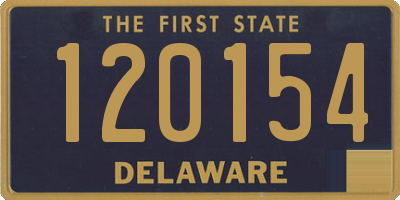 DE license plate 120154