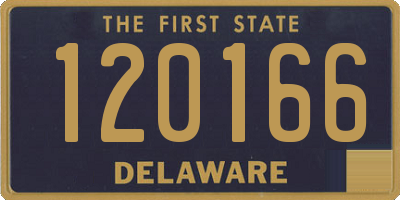 DE license plate 120166