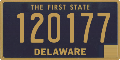 DE license plate 120177