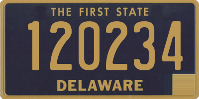 DE license plate 120234