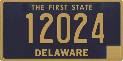 DE license plate 12024