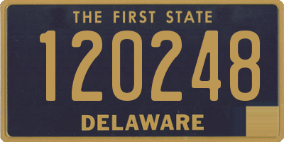 DE license plate 120248