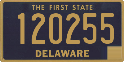 DE license plate 120255