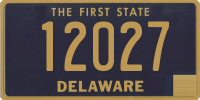 DE license plate 12027