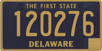 DE license plate 120276